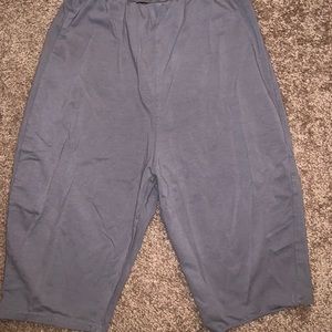 Muted Blue Biker Shorts